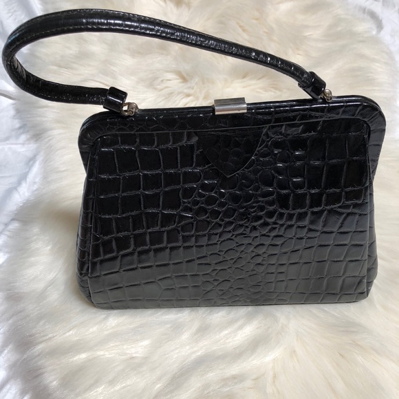 Vintage Mid Century Supreme Leather Handbag Purse - Picture 2 of 12